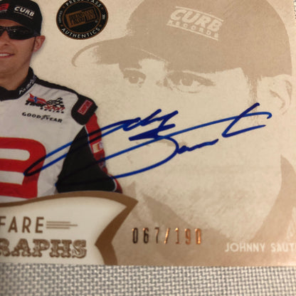 2011 Press Pass Fanfare Autograph Johnny Sauter Signed Signature Auto NASCAR