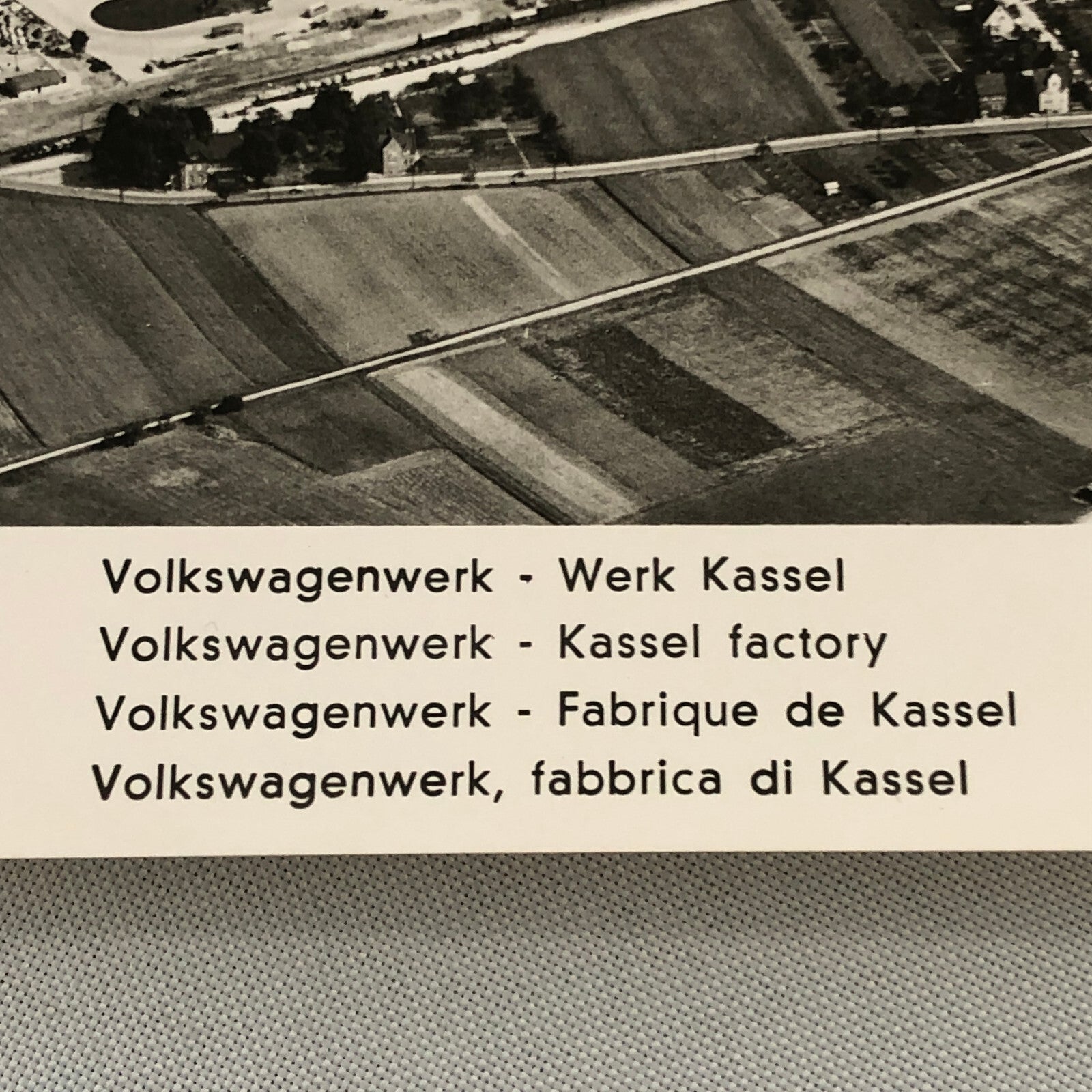 Volkswagen VW Factory Press Photo Photograph Print 1961