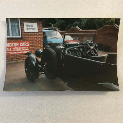 Vintage 1929 Bentley 4 1/2 Litre Car Photo Photograph Print Lot of 2