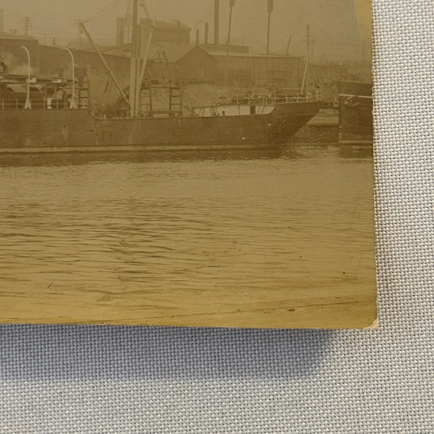 Vintage Ship Boat Photo Photograph Print Farmand