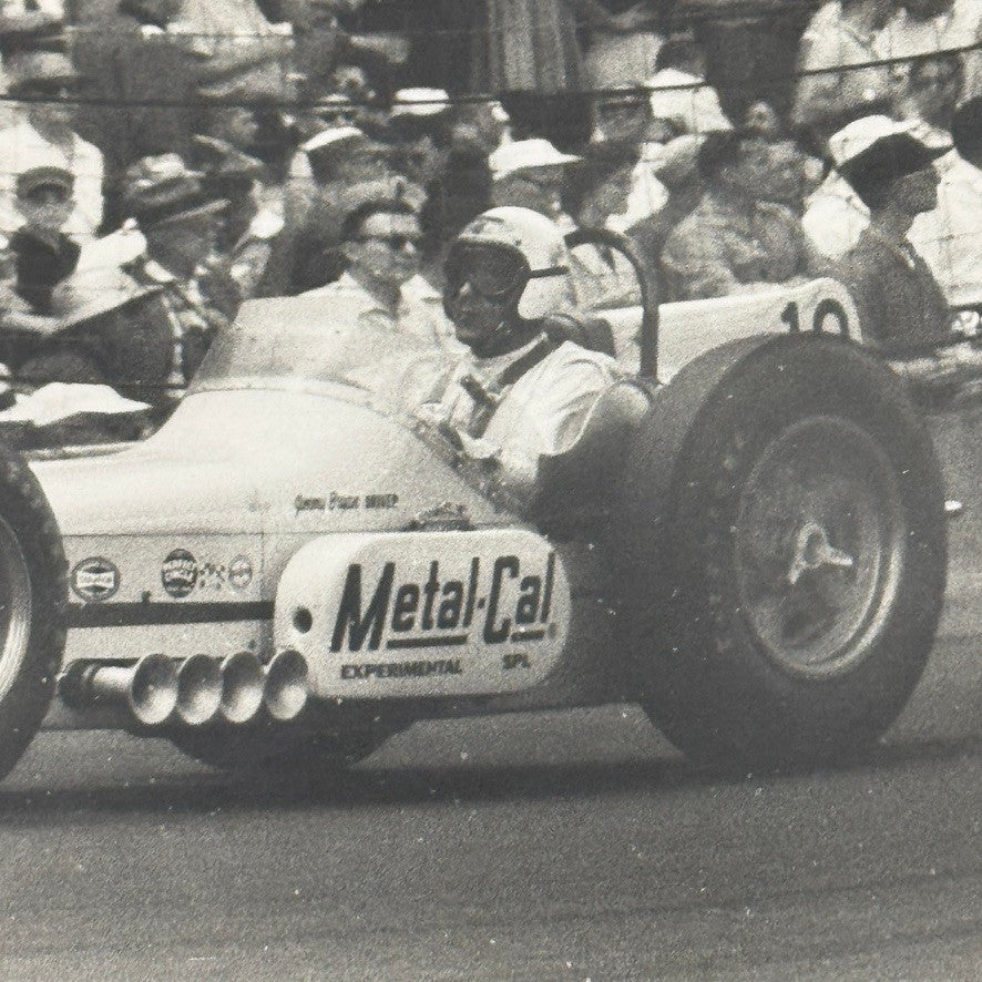 Vintage Indy Racing Phtoo Jimmy Bryan 1960 Last Race Photograph Indianapolis