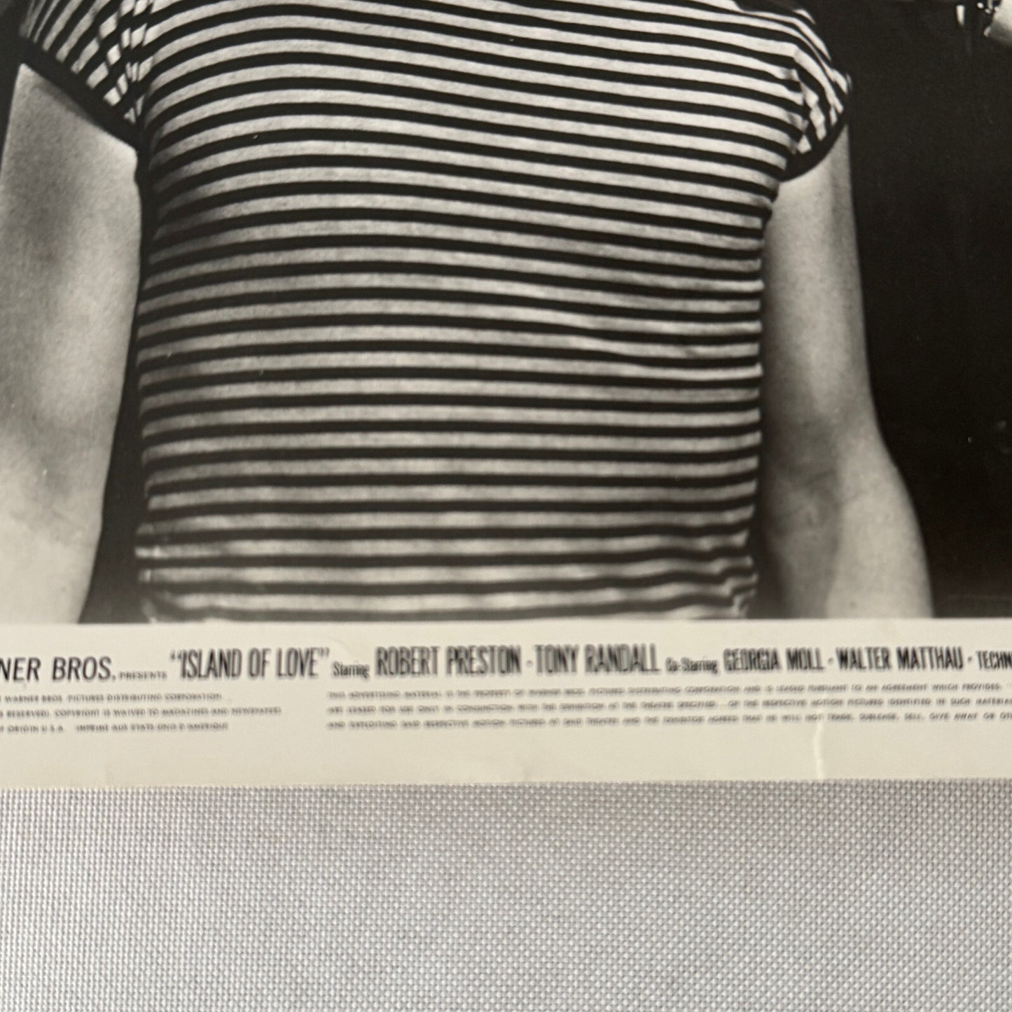 Vintage Movie Film Press Photo Photograph Island Of Love Tony Randall