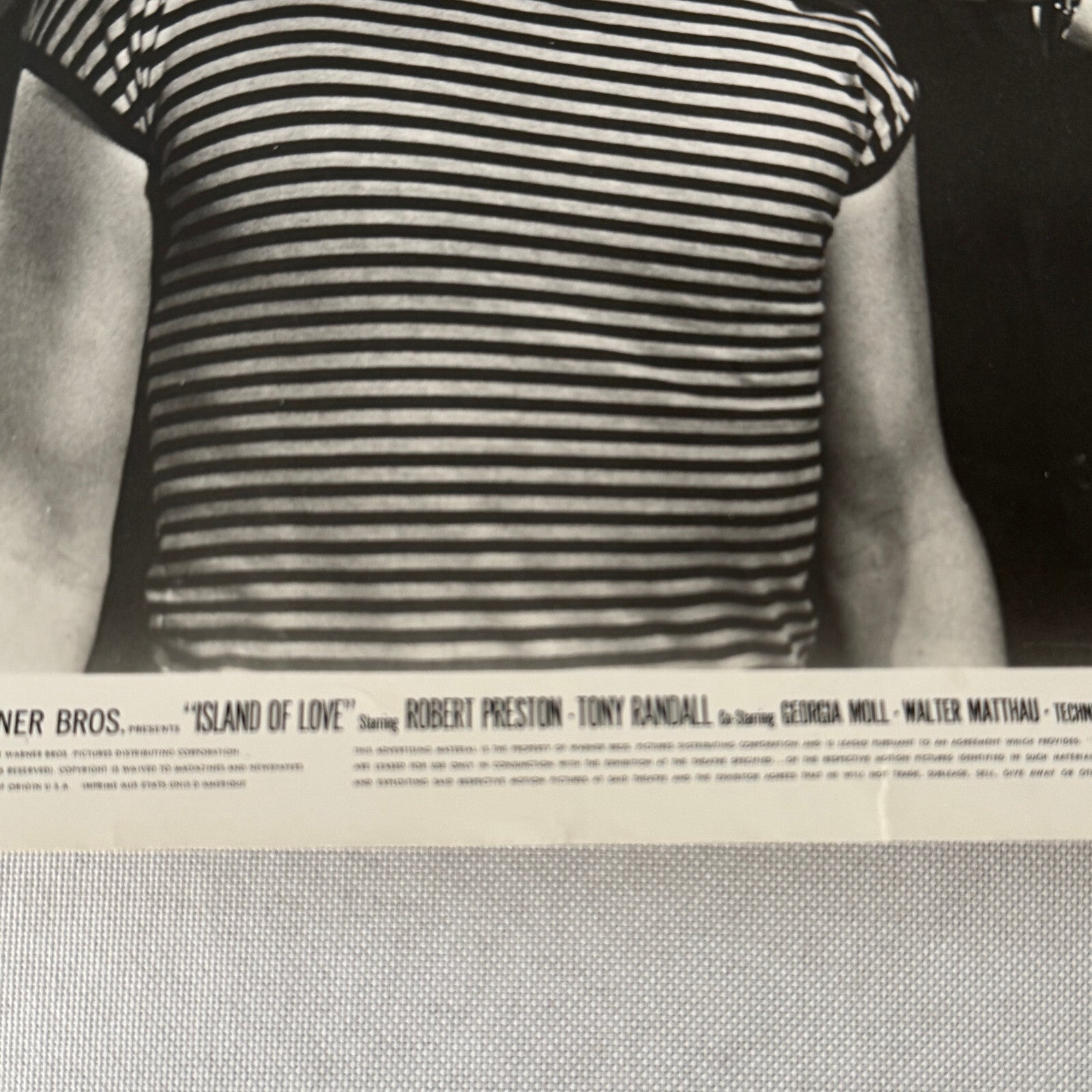 Vintage Movie Film Press Photo Photograph Island Of Love Tony Randall