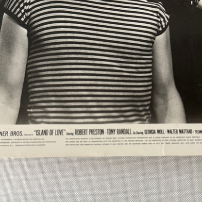 Vintage Movie Film Press Photo Photograph Island Of Love Tony Randall