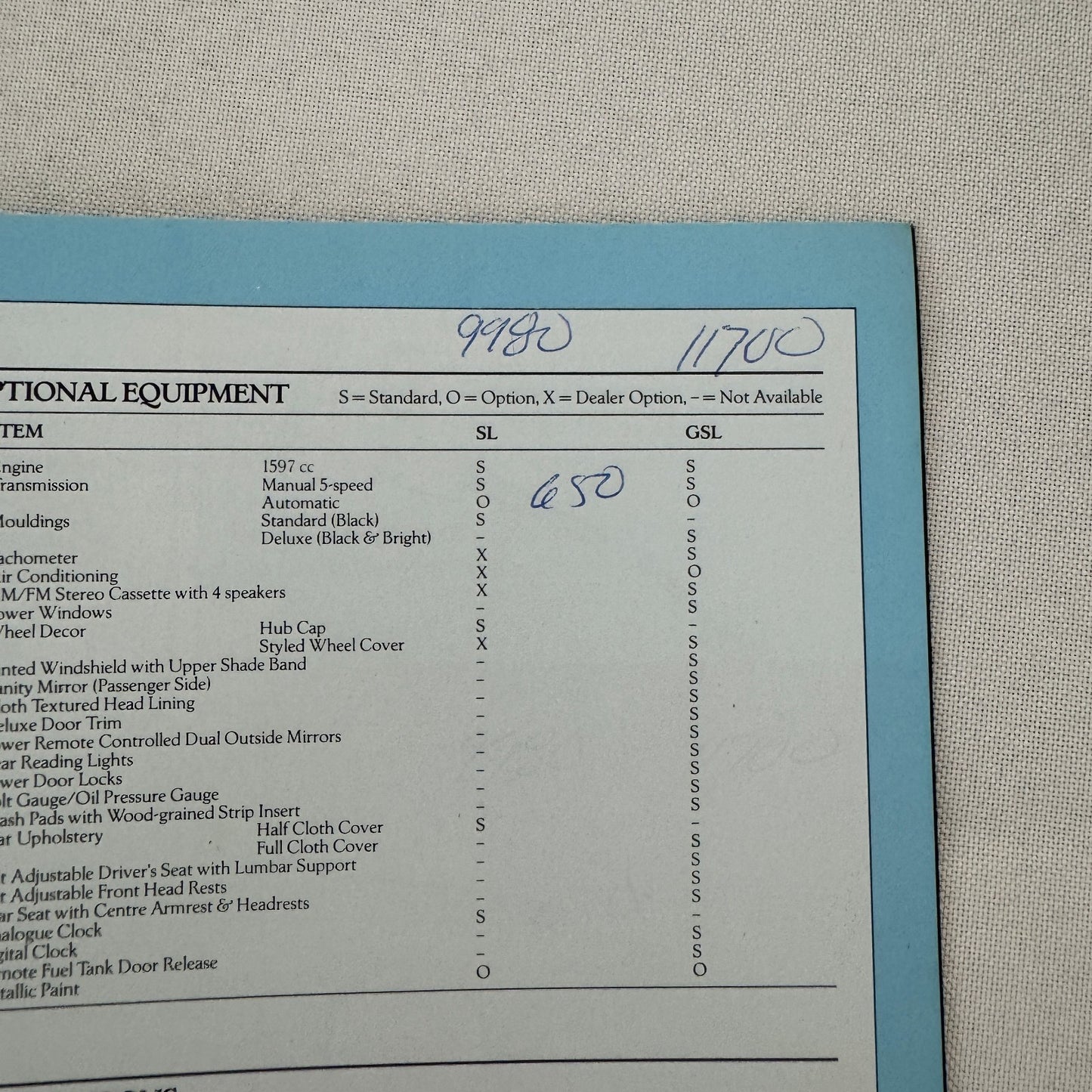 Vintage Hyundai Stellar Car Brochure Canadian Market Vintage Advertising