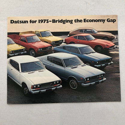 1975 Datsun Car Sales Brochure Catalog 610 710 260-Z 260Z L'il Hustler Pickup