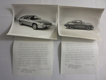 1980 Porsche & Audi Press Kit Brochure w/ Photos 911 928 924 Turbo 4000 5000 +