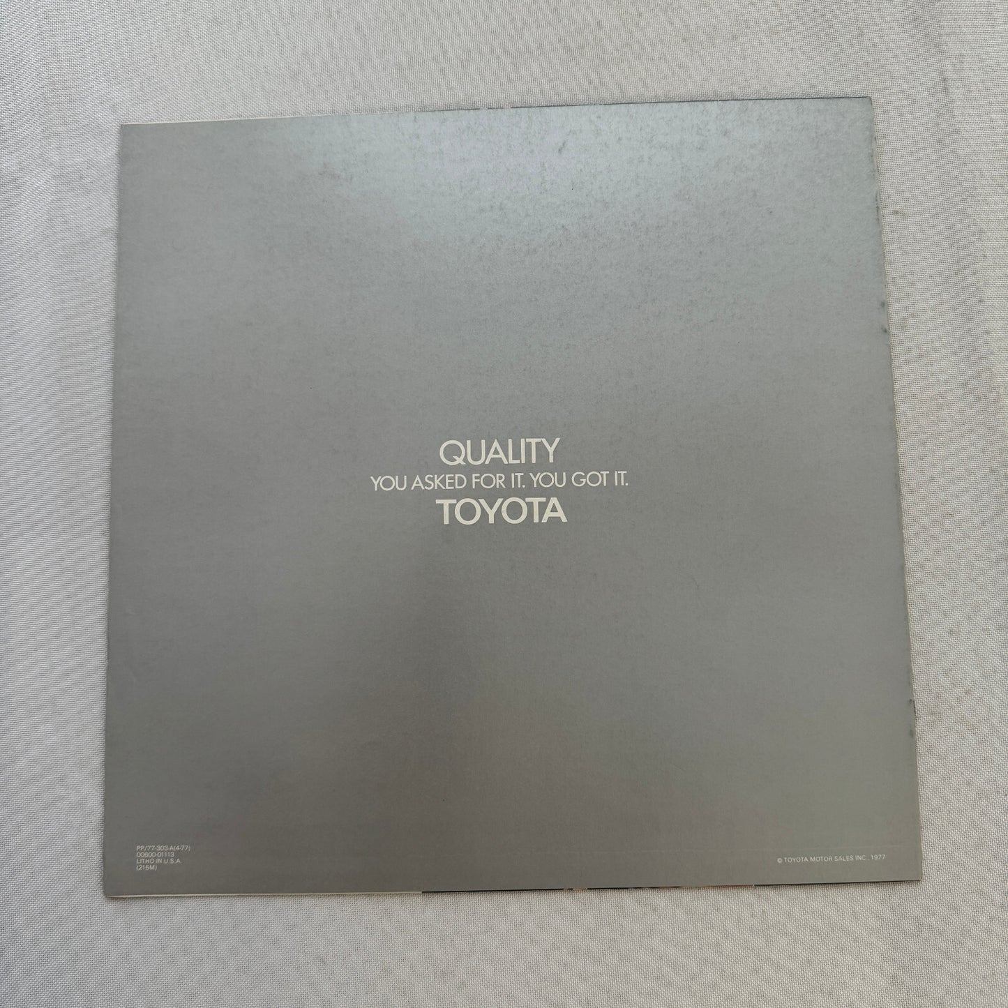 1977 Toyota Celica Car Sales Brochure Catalog GT ST Liftback Hardtop