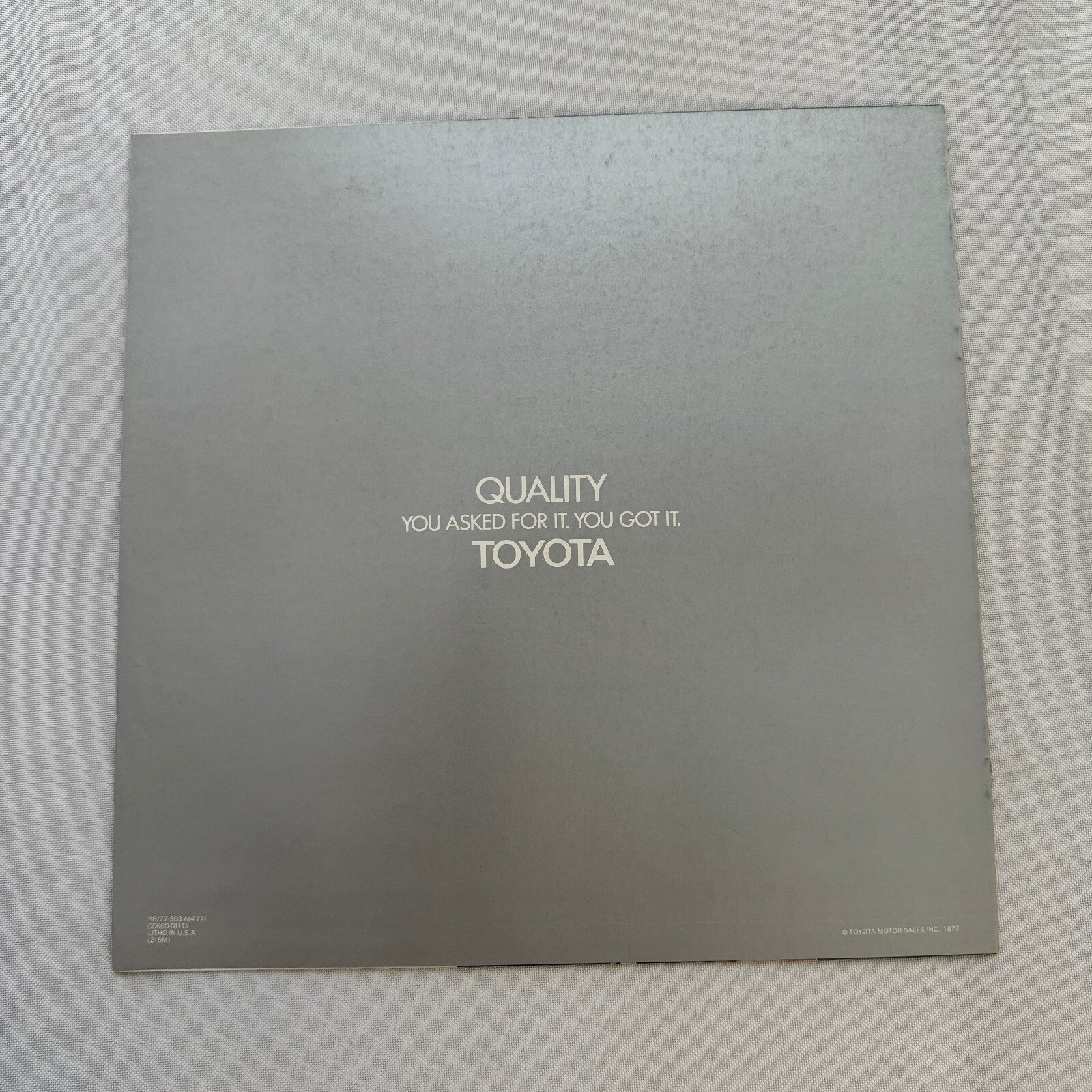 1977 Toyota Celica Car Sales Brochure Catalog GT ST Liftback Hardtop