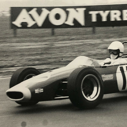 Vintage Racing Photo Driver Photograph BFE Clark Motorsport