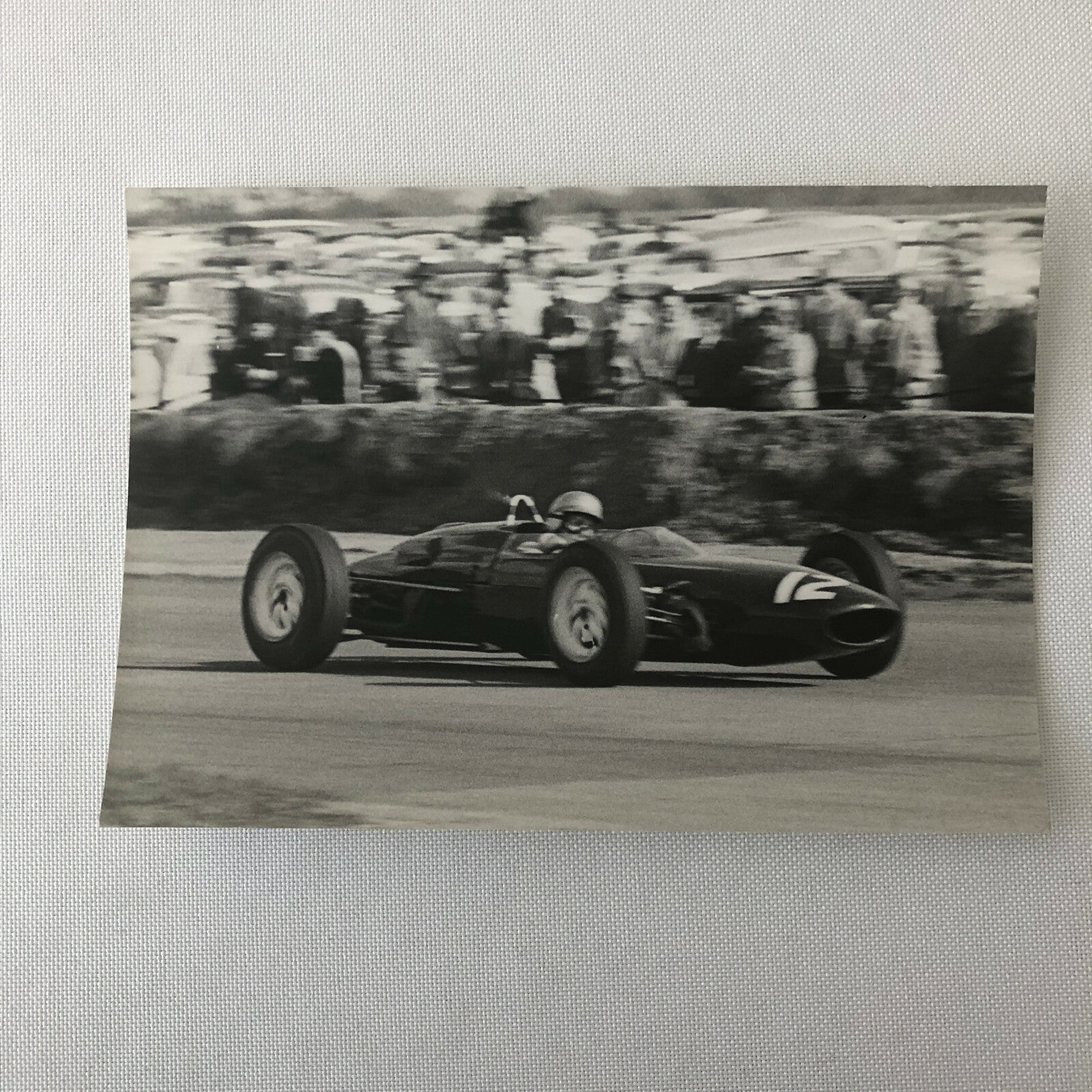 Vintage Car Racing Photo Photograph Print 