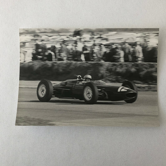 Vintage Car Racing Photo Photograph Print 
