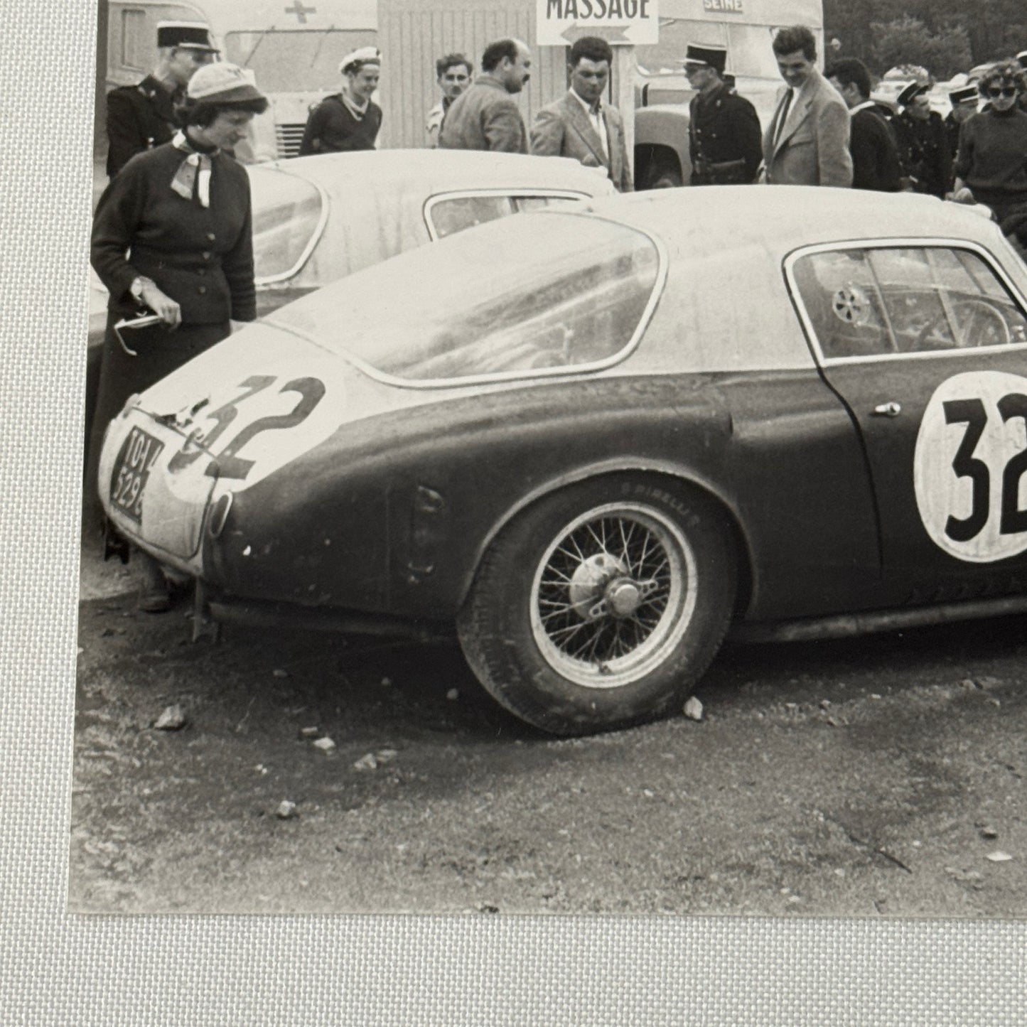 Lancia D20 LeMans 1953 Racing Photo Photograph Vintage Image Modern Print