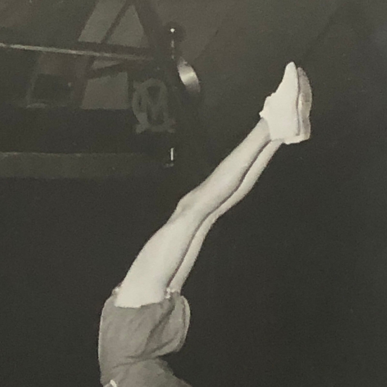 Circus Performer Girl Handstand on Bicycle Photo Photograph Vintage