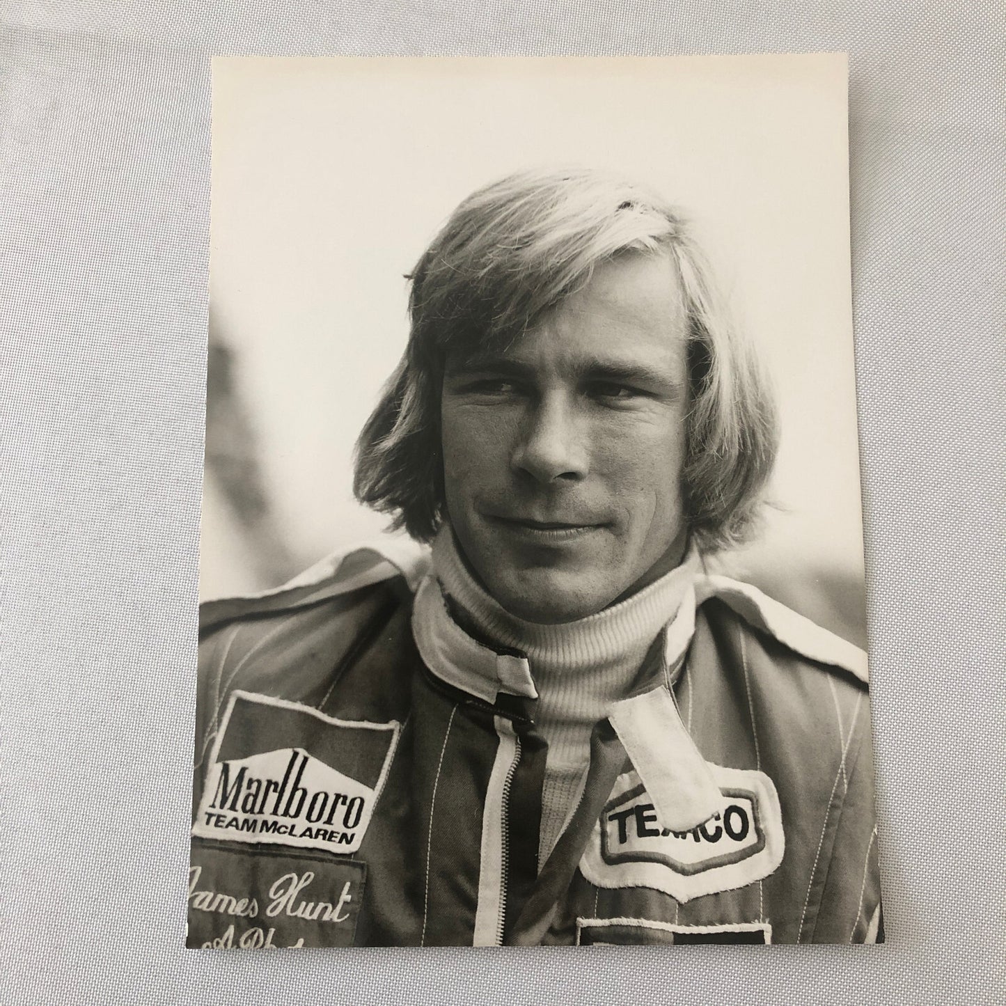 James Hunt Grand Prix Formula One F1 Racing Driver Portrait Photo Photograph