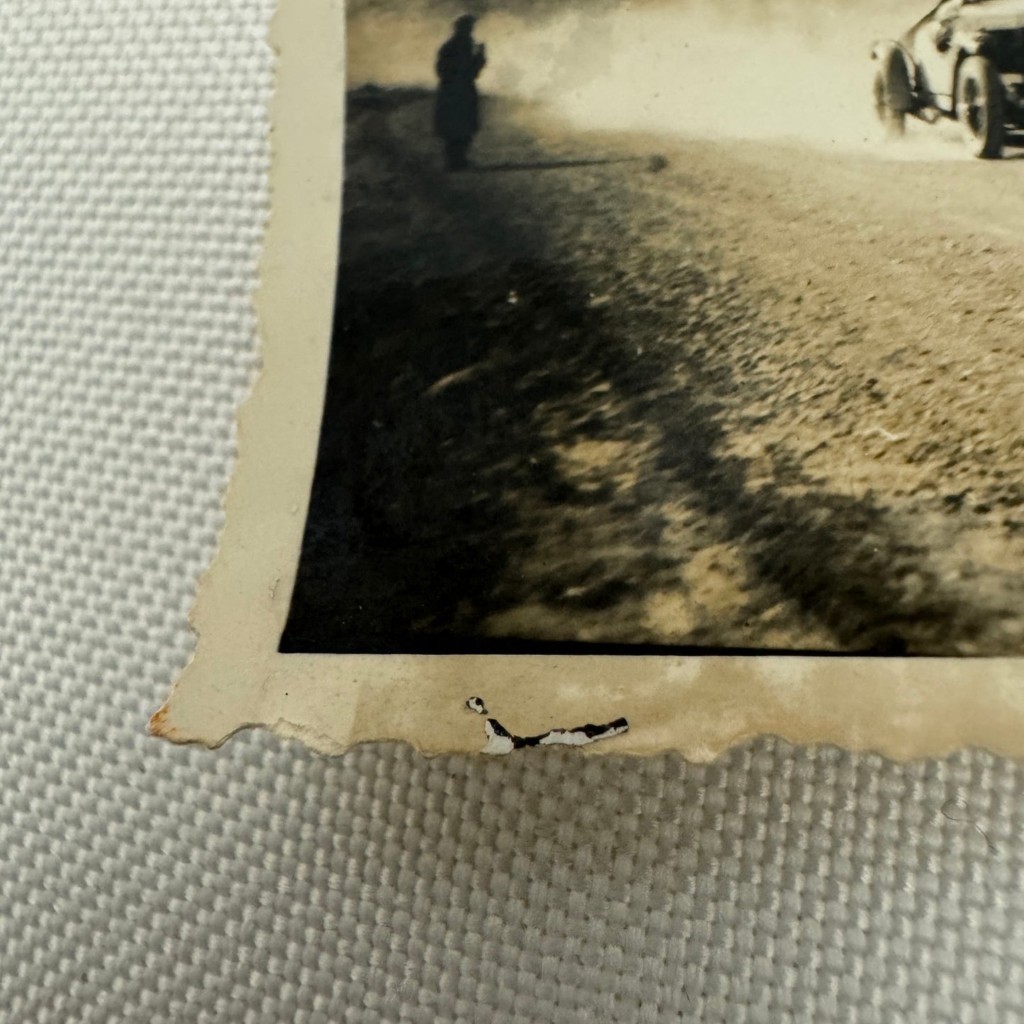 Vintage Racing Car Photo Photograph Early Automobile Motorsport