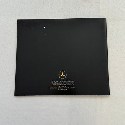 1986 Mercedes Benz Car Sales Brochure Catalog 560SL 560SEC 190D 190E 300D 300E +