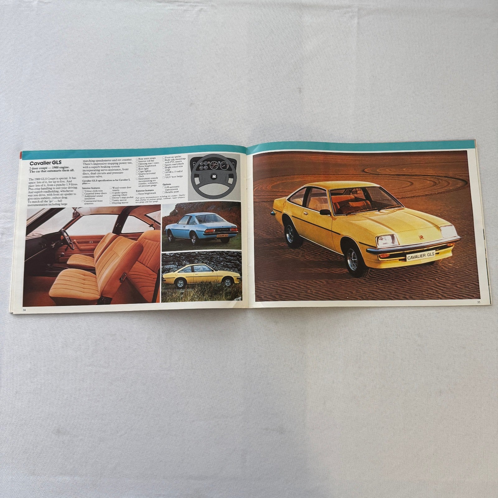 1978 Vauxhall Car Sales Brochure Catalog Chevette Viva Cavalier VX Series UK