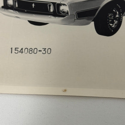 Vintage 1972 Ford Mustang Mach 1 Car Photo Photograph Modern Print