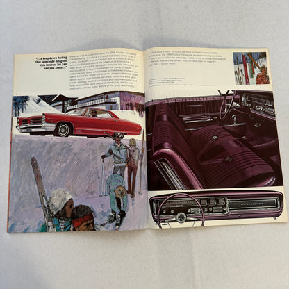 1966 Pontiac Sales Brochure Catalog Grand Parisienne Laurentian Strato Chief