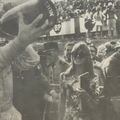 Vintage Racing Press Photo Photograph Jackie Stewart 1969 La Prensa