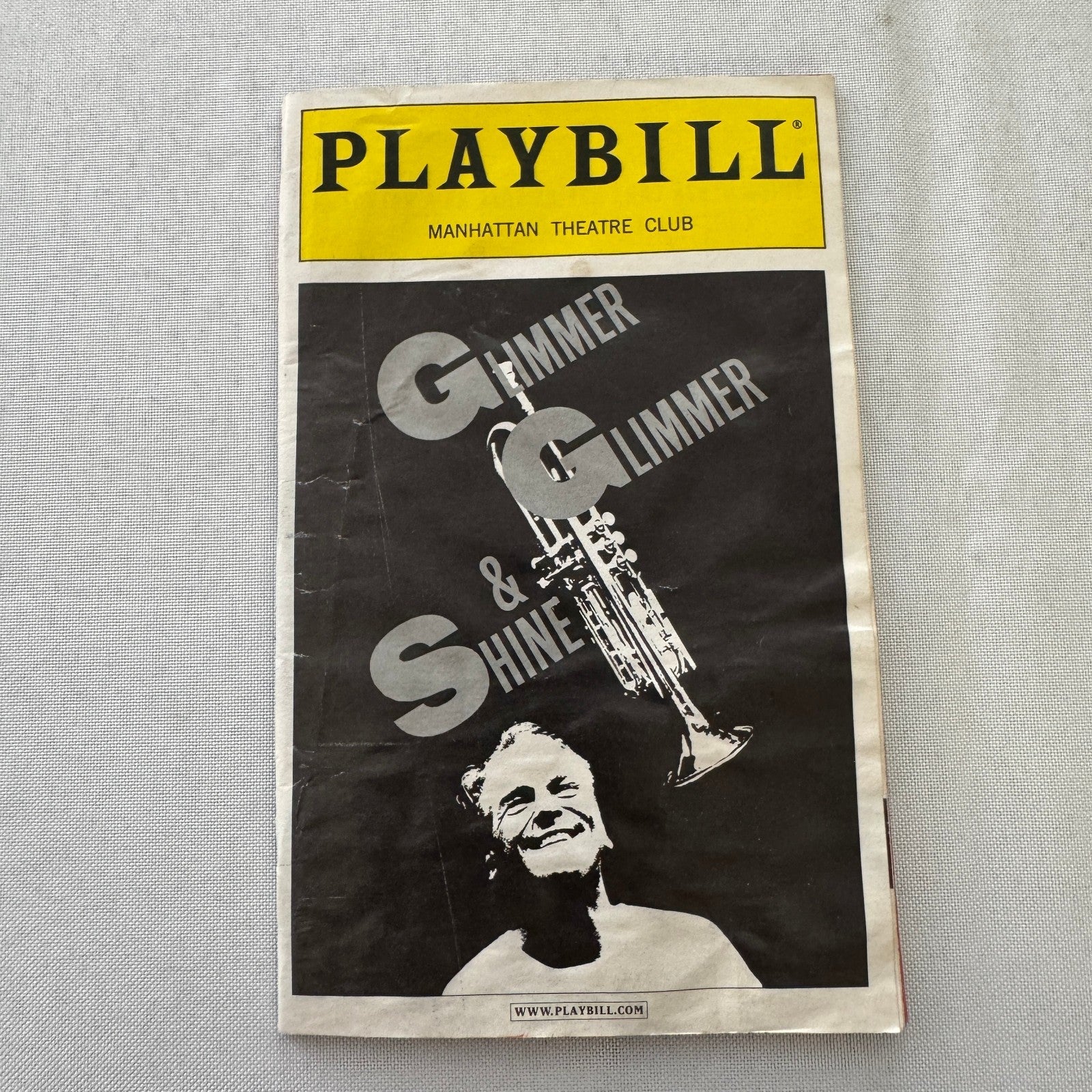 Glimmer Glimmer and Shine Cast Signed Theater Playbill Autographed Signature