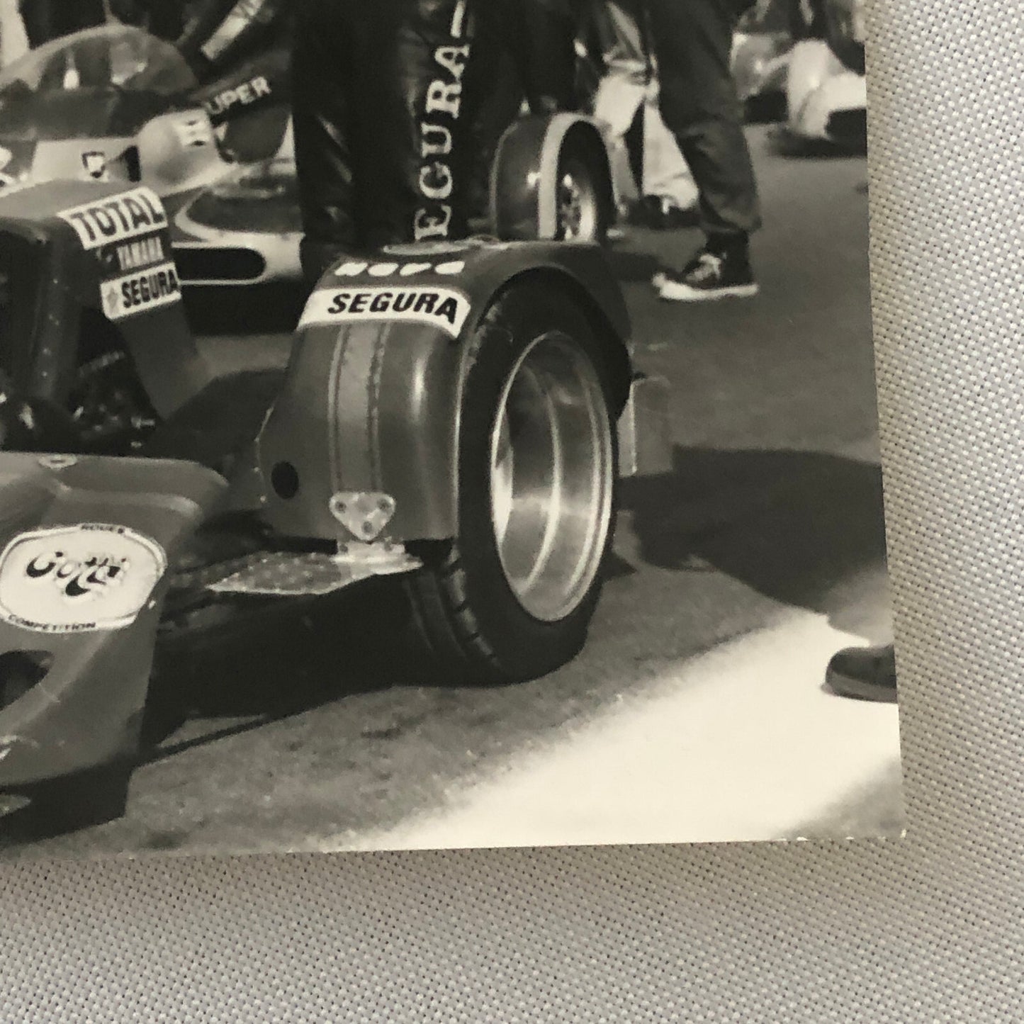 Vintage Motorcycle Sidecar Racing Photo photograph Germany Side Car