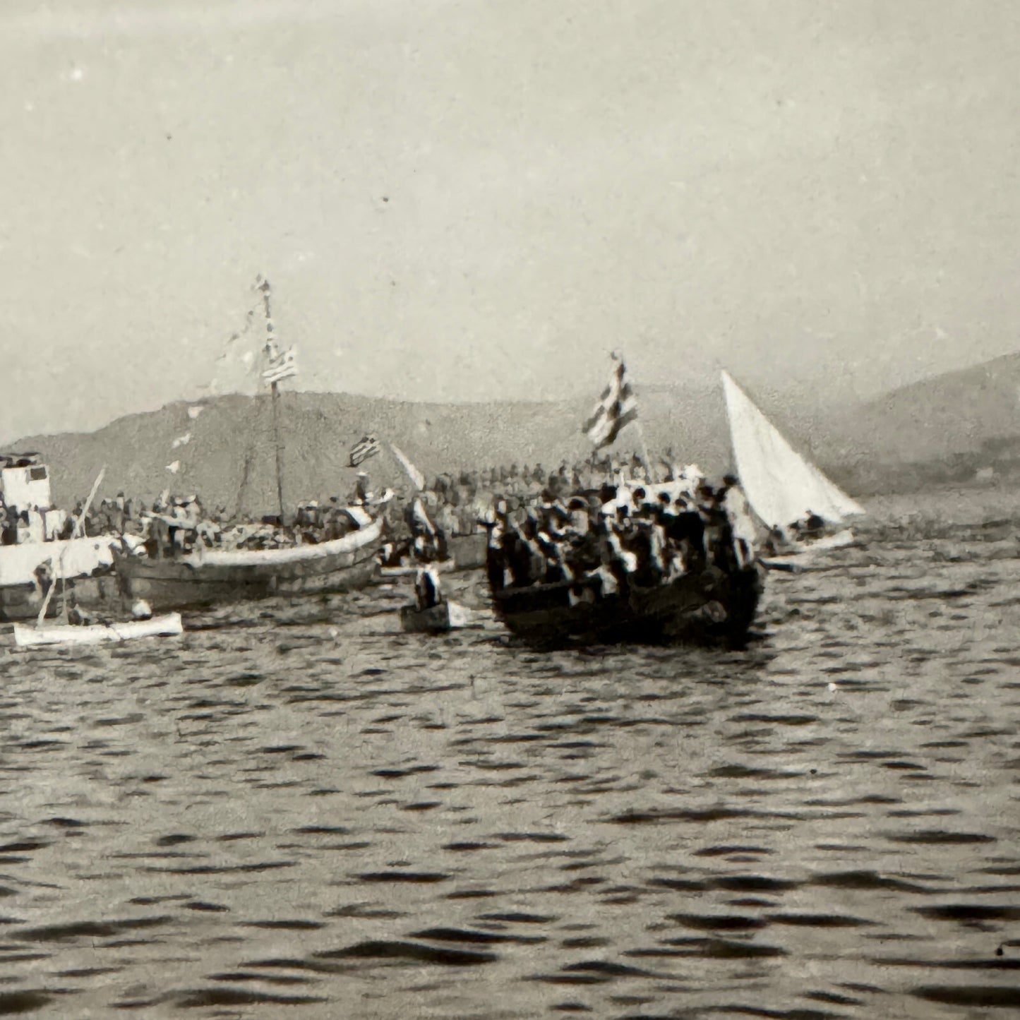 Vintage Royal Canadian Navy Ship Photograph Photo HMCS Saguenay Boat