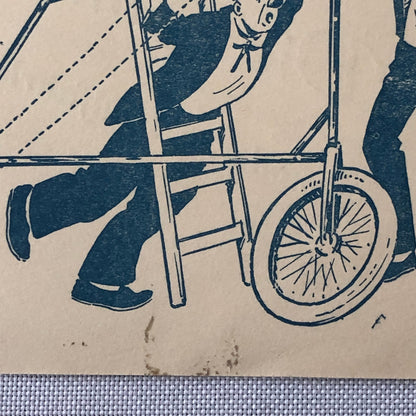 Circus Bicycle Act Postcard Post Card Die Solweigs Bike Vintage