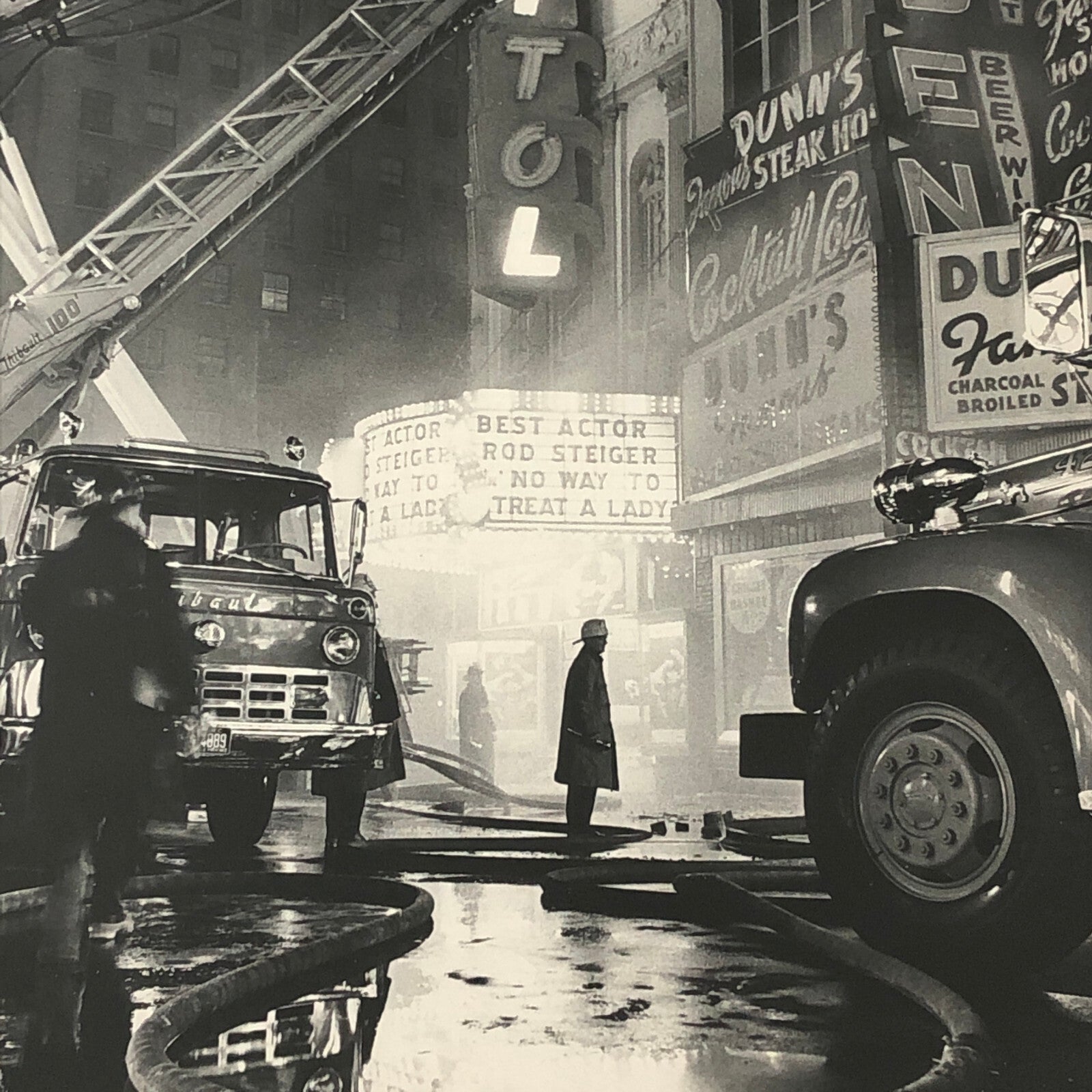 Montreal Fire Firefighting Fire Truck Vintage Press Photo Lot of 2