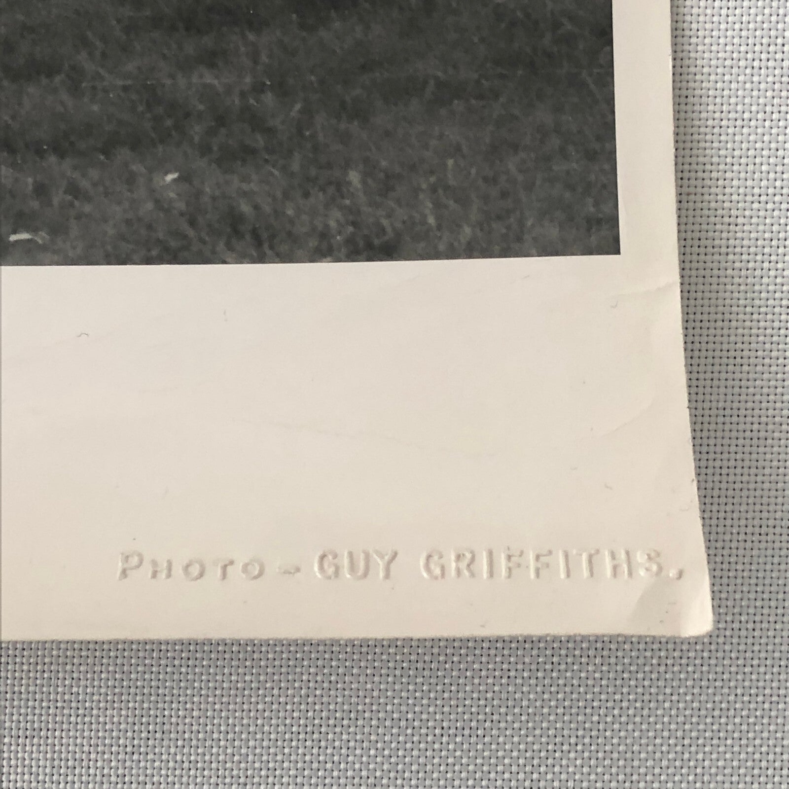 Vintage Car Automobile Racing Photo Photograph Print - Guy Griffiths Tag REA22E4