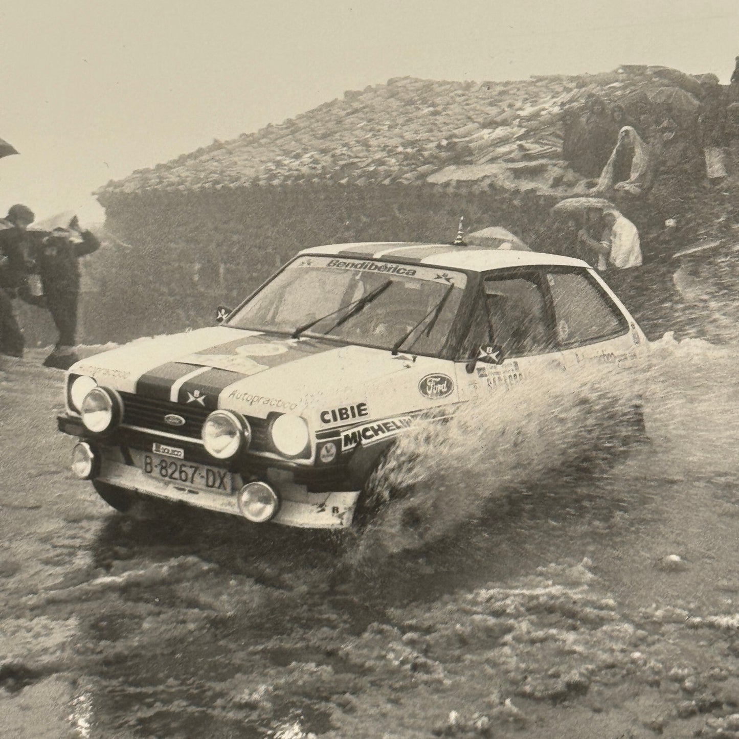 1980 Rallye Monte Carlo Press Photo Photograph DPPI Ford Escort RS1800 MKII