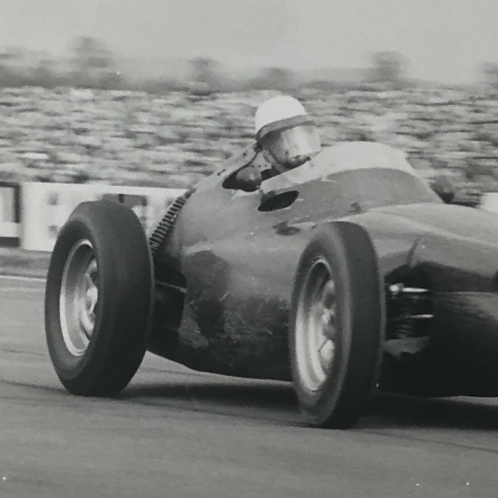Vintage Racing Car Photograph Photo Print - BRM Car Mike Hawthorne ?
