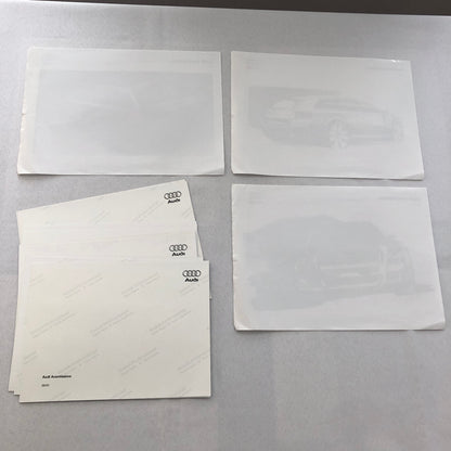 Audi Avantissimo Concept Car Station Wagon Press Kit Photo and Sketch Print Lot