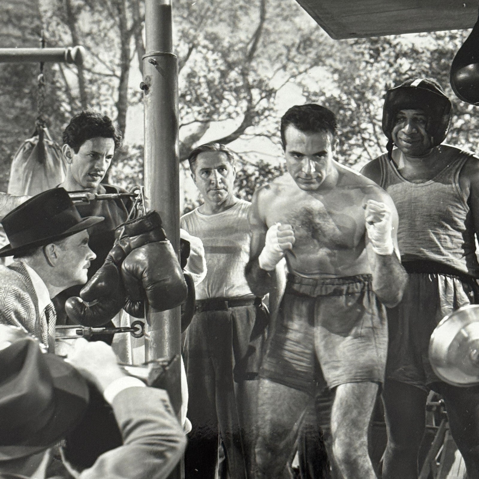 Vintage Movie Press Photo Photograph Right Cross MGM TV Boxing Boxer