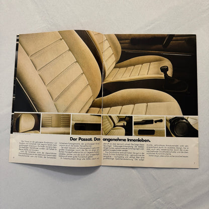 1977 Volkswagen Passat Car Sales Brochure Catalog Advertising GERMAN