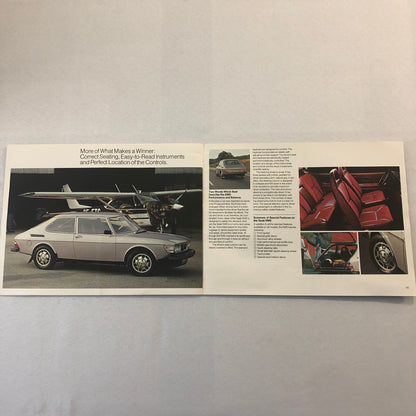 1978 Saab Sales Brochure Catalog Advertising 99 GL EMS GLE