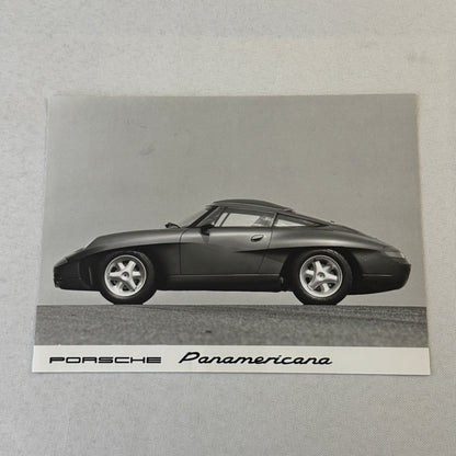 Porsche Panamericana Concept Car Prototype Factory Press Photo Photograph Print