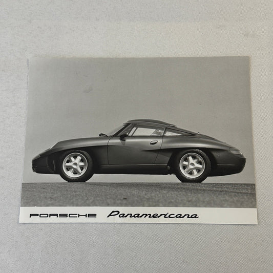 Porsche Panamericana Concept Car Prototype Factory Press Photo Photograph Print