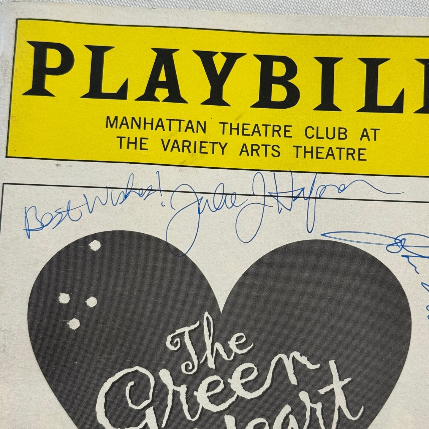 The Queen Heart Cast Signed Playbill 1997 Autographed Julie J Hafner and Others