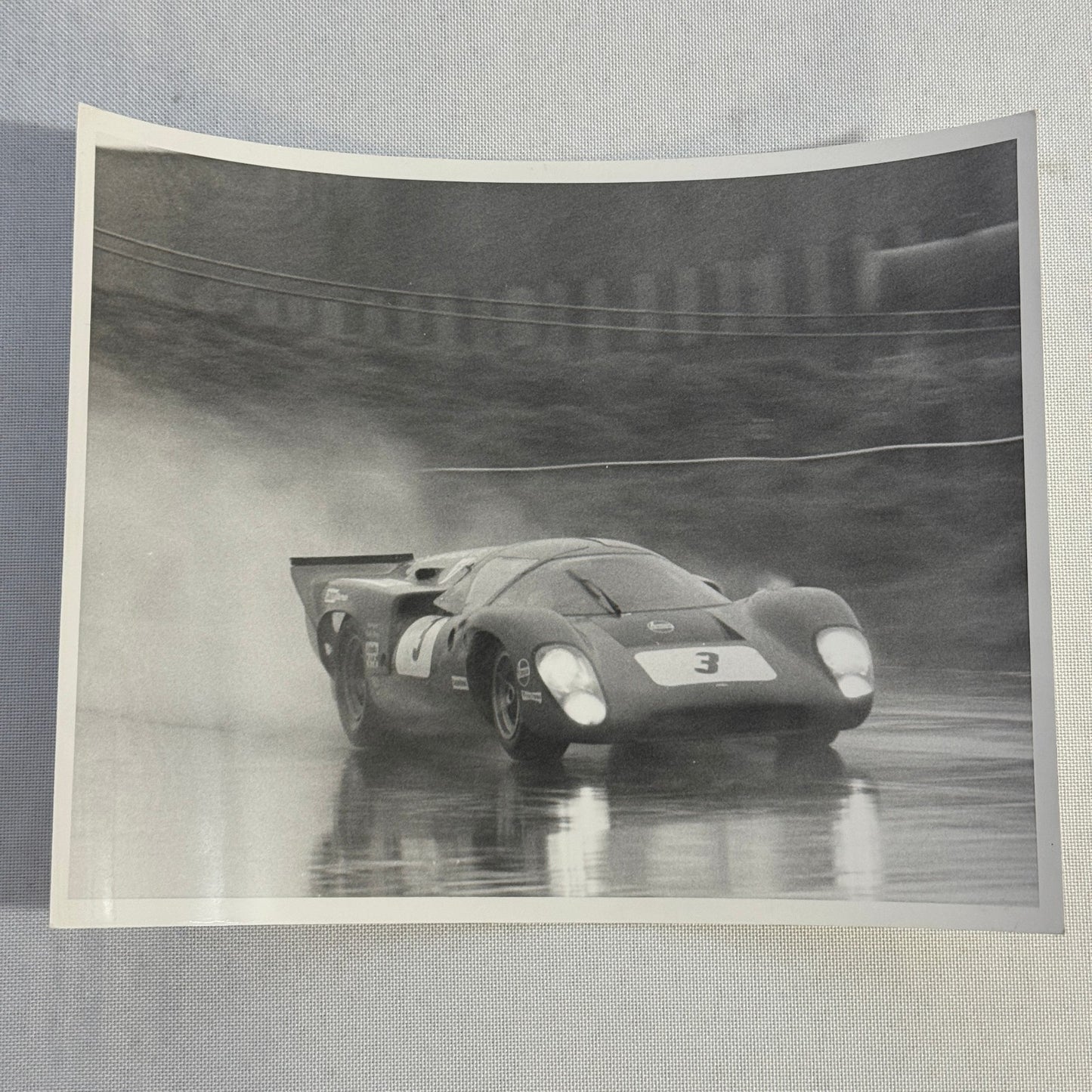 Vintage Racing Photo Photograph Lola T70 Paul Hawkins 1969