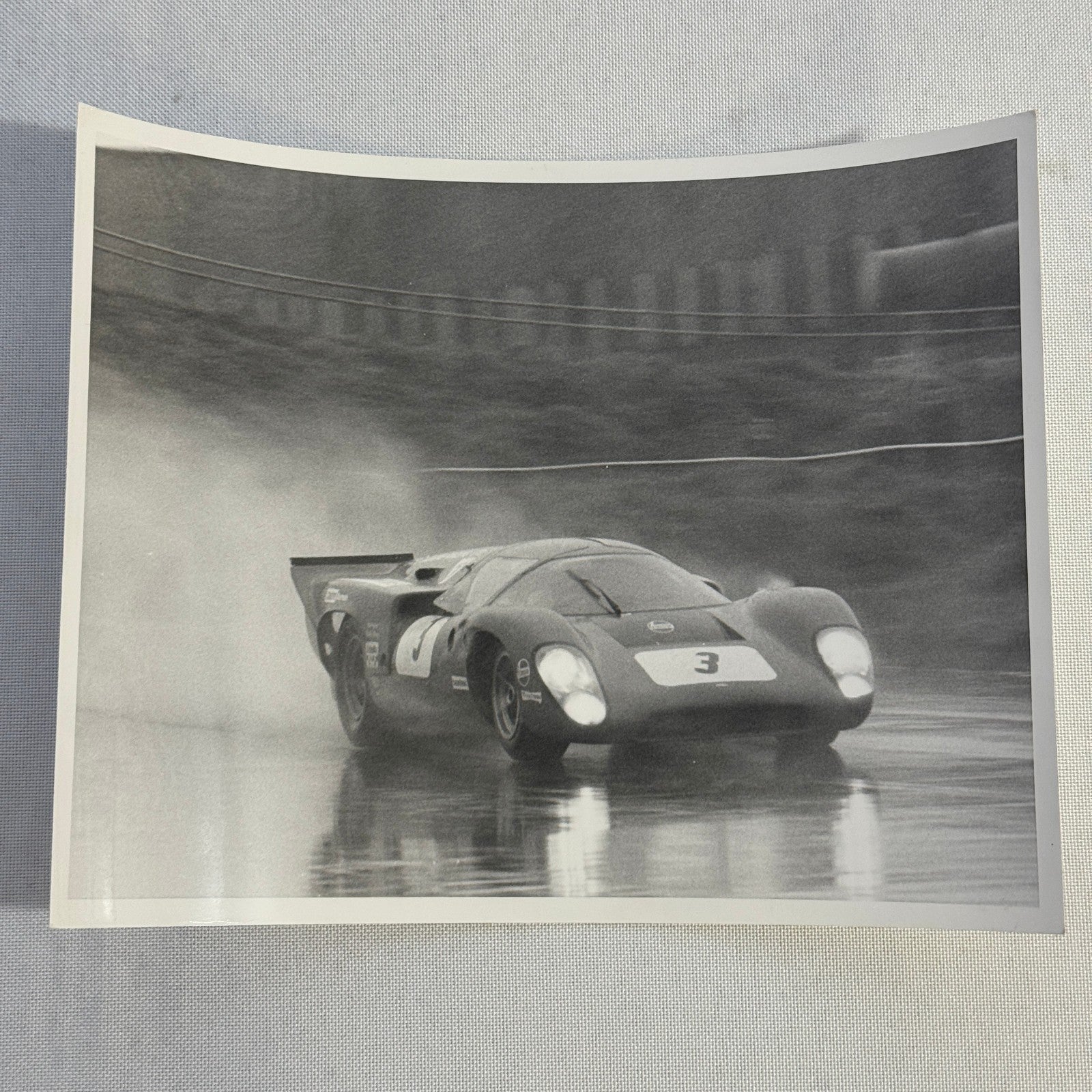 Vintage Racing Photo Photograph Lola T70 Paul Hawkins 1969