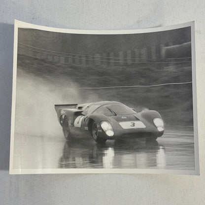 Vintage Racing Photo Photograph Lola T70 Paul Hawkins 1969