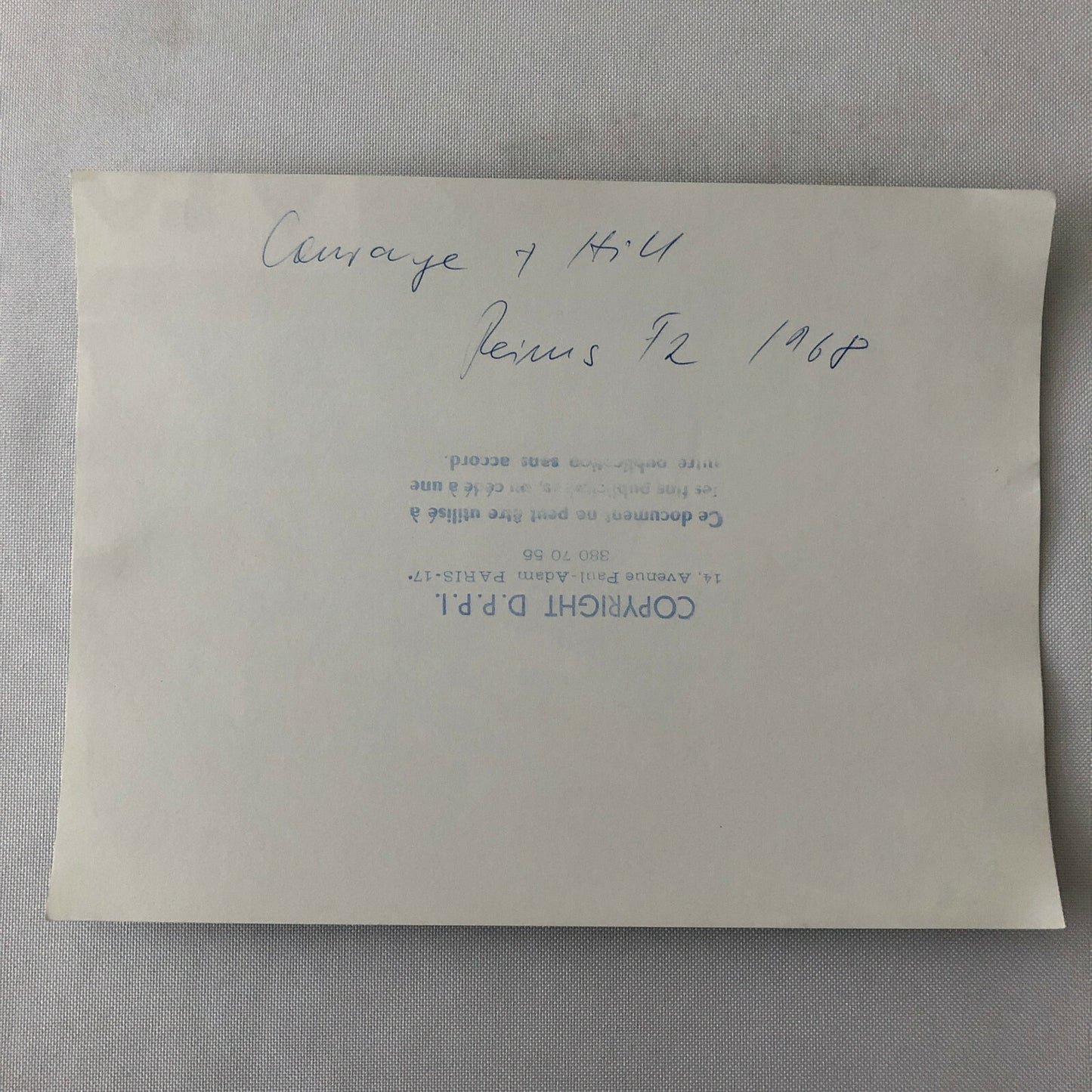 Vintage 1968 Reims Formula 2 F2 Racing Photo Photograph DPPI Jack Brabham ? 