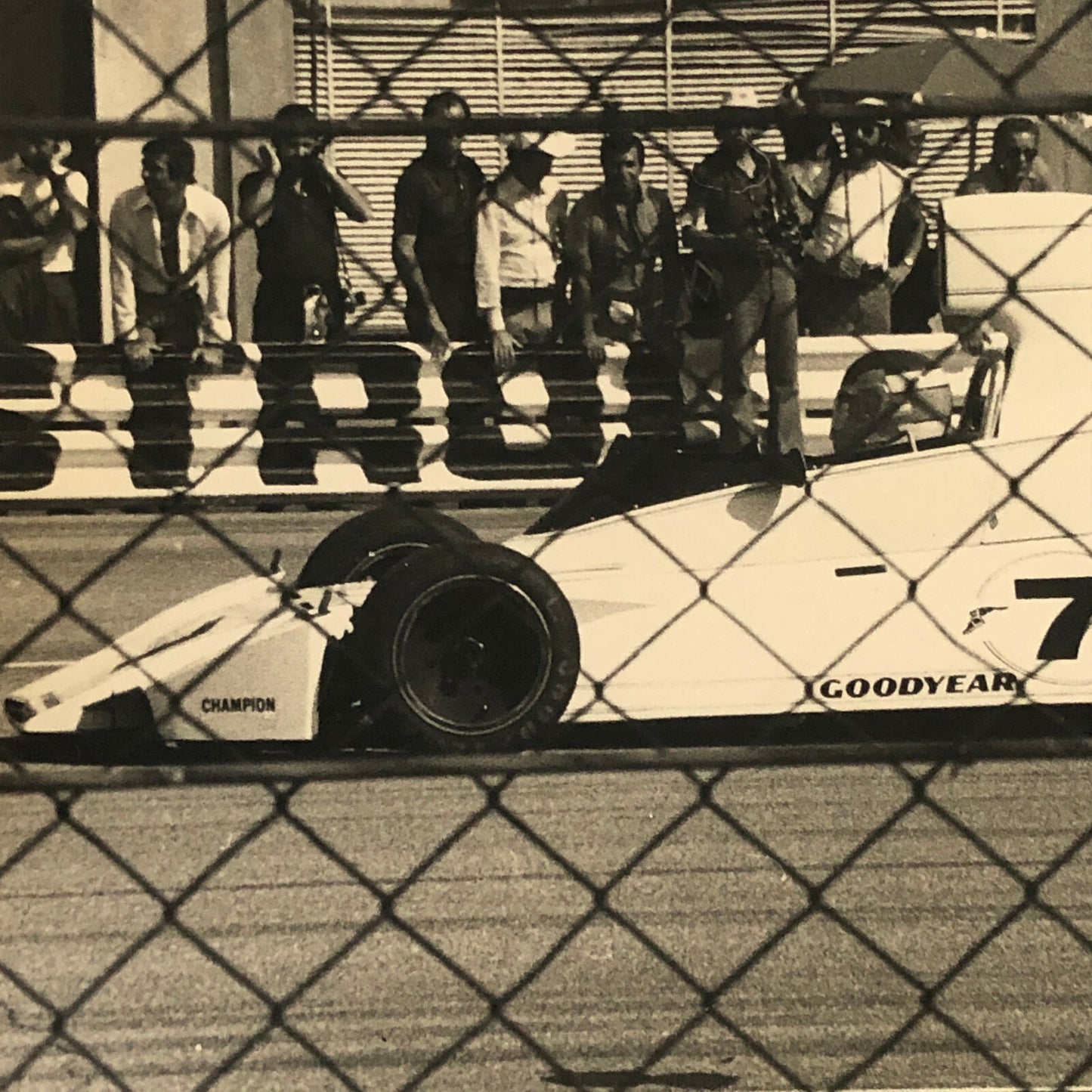Vintage Racing Car Photo Photograph Print Carlos Reutemann Brabham BT44 Monza 