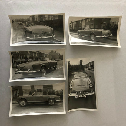 Vintage Alfa Romeo Convertible Photo Photograph Print Lot of 19 w/ Negatives 