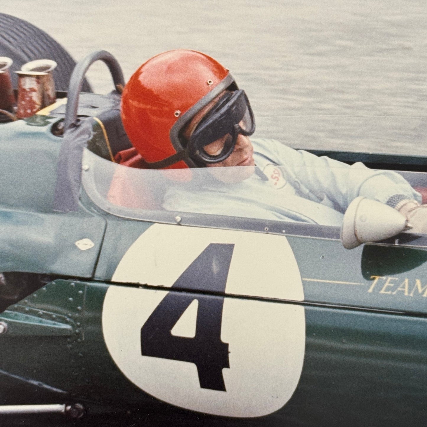 Vintage Lotus Racing Photo Photograph Modern Print