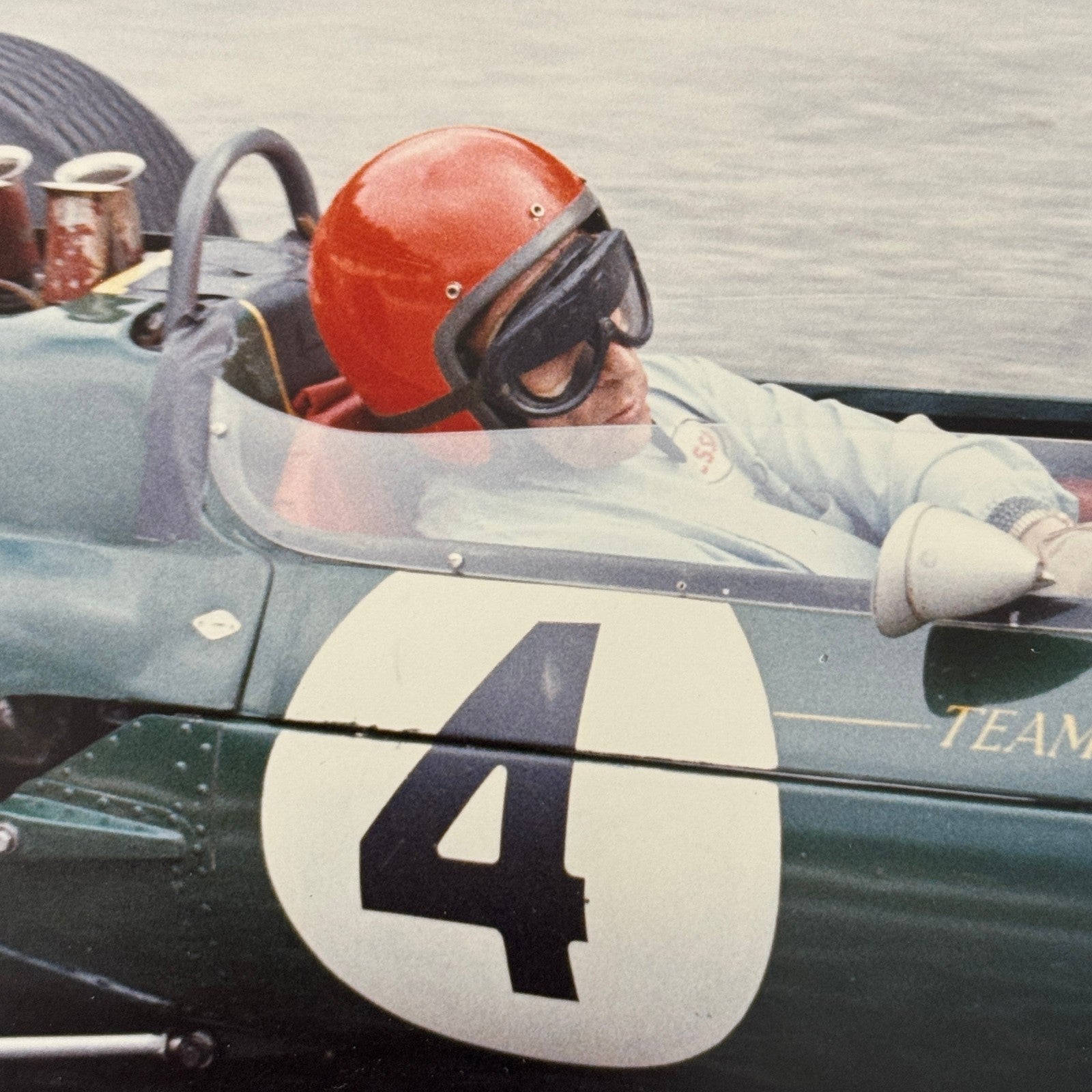 Vintage Lotus Racing Photo Photograph Modern Print