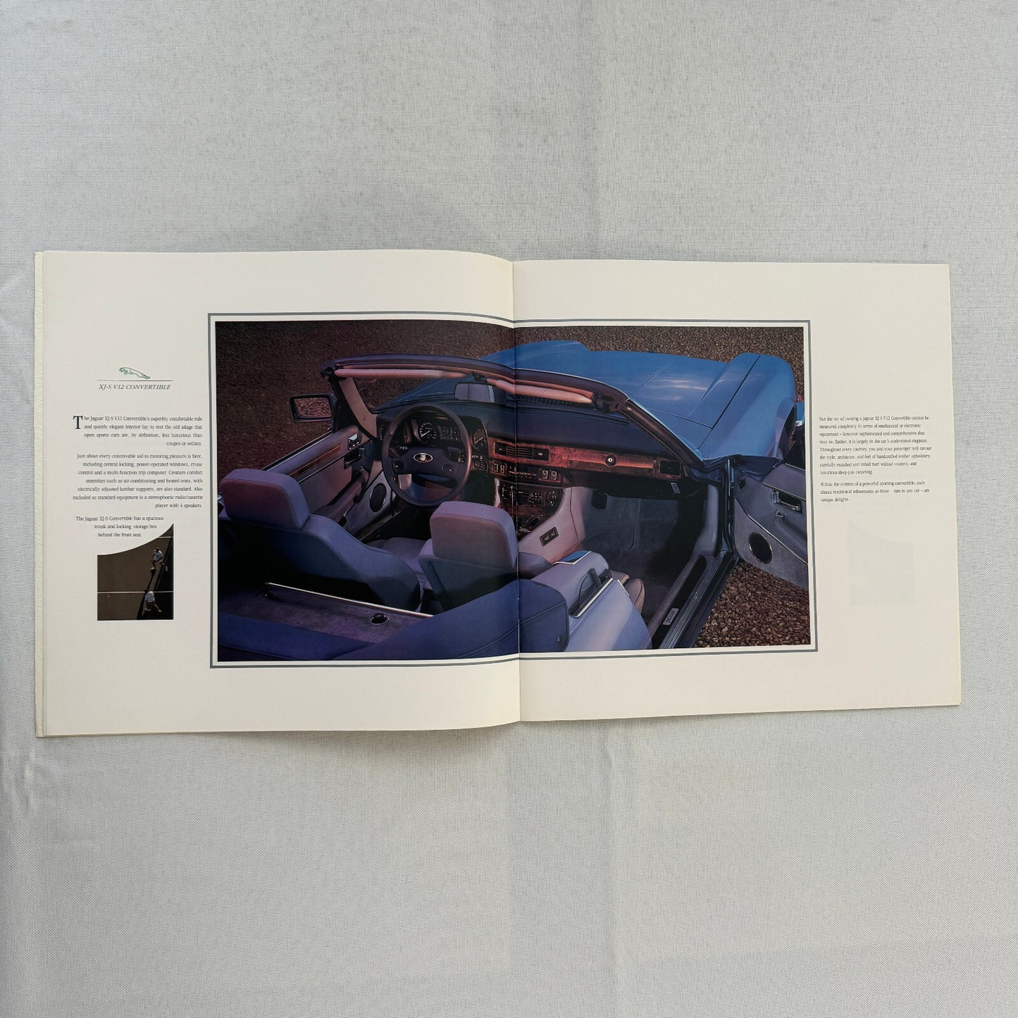 Jaguar XJ-S V12 Car Sales Brochure Catalog Advertising Coupe Convertible