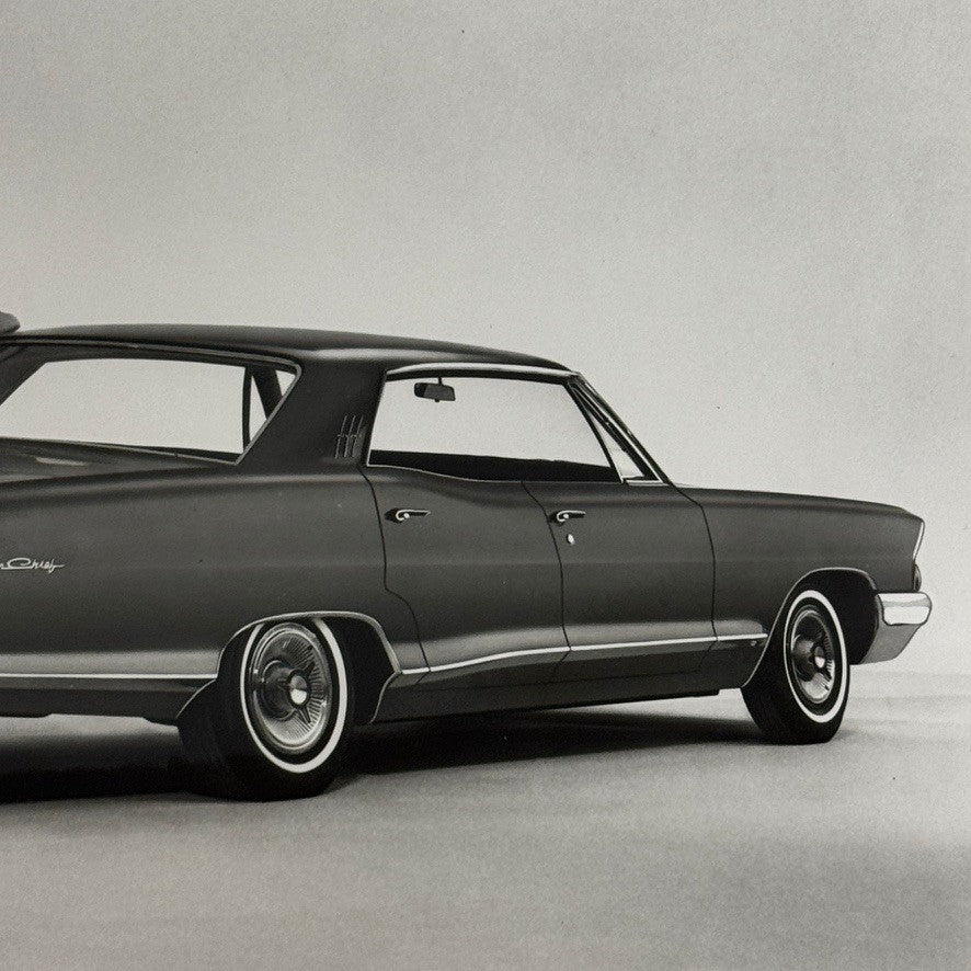 Vintage 1965 Pontiac Star Chief Car Factory Press Photo Photograph Print